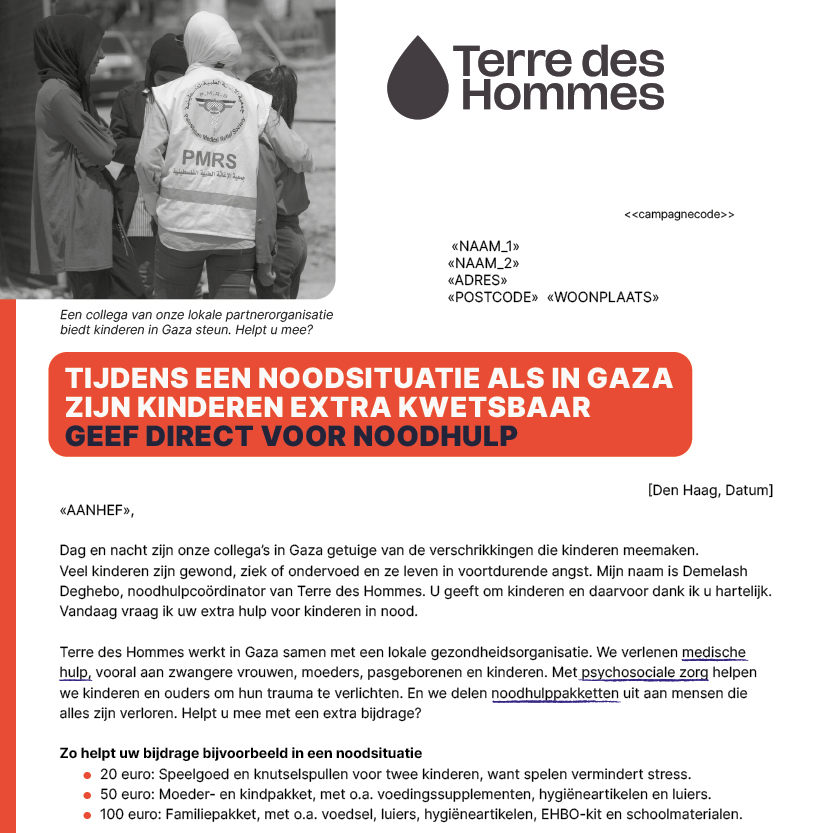 Oya Creatief Haarlem ontwerp webdesign illustratie branding Terre des Hommes