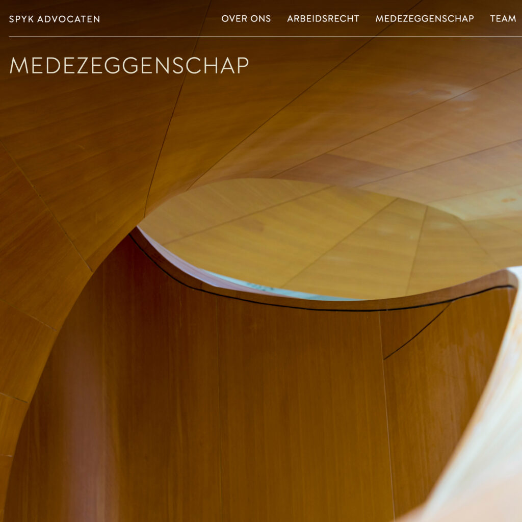 Oya Creatief haarlem Webdesign Spyk Advocaten